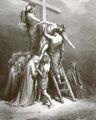 Doré, Gustave: Bibelillustrationen: Kreuzabnahme