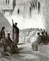 Doré, Gustave: Bibelillustrationen: Hl. Paulus in der Synagoge zu Thessalonich