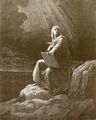 Doré, Gustave: Bibelillustrationen: Hl. Johannes auf der Insel Patmos