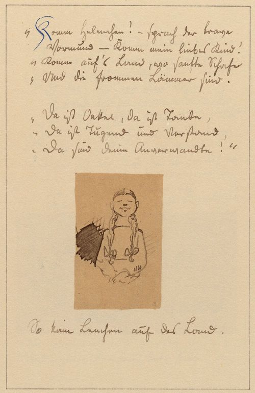 Busch, Wilhelm: Die fromme Helene, Erstes Capitel, Blatt 3