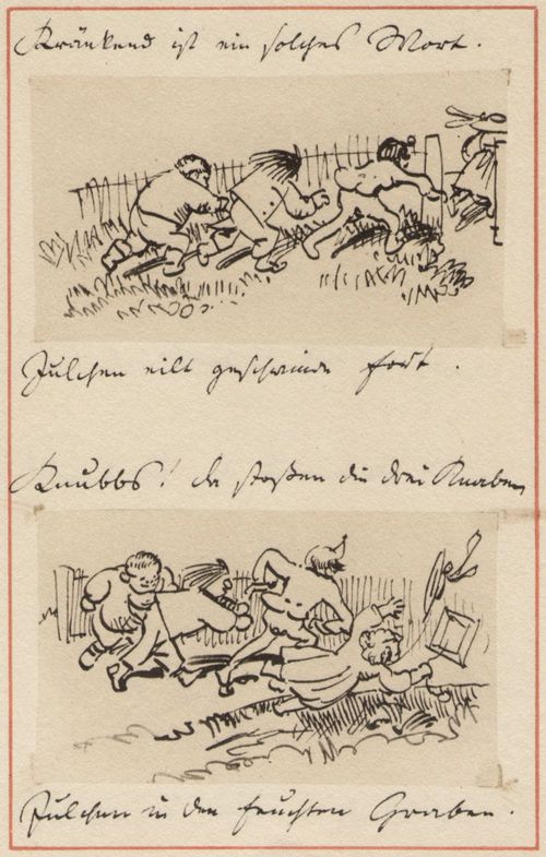 Busch, Wilhelm: Julchen, Bse Knaben, Blatt 30