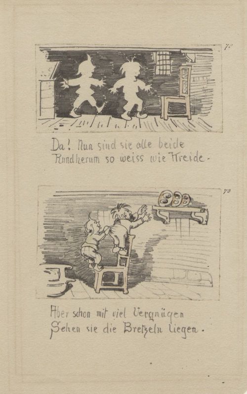 Busch, Wilhelm: Max und Moritz, Sechster Streich, Blatt 40