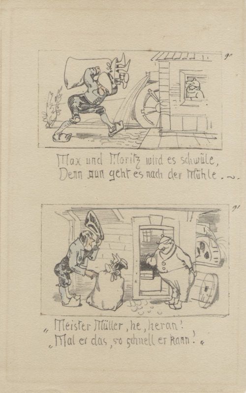 Busch, Wilhelm: Max und Moritz, Letzter Streich, Blatt 49