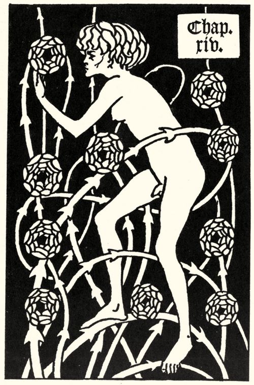 Beardsley, Aubrey Vincent: Illustration zu »Knig Arthurs Tod« von Sir Thomas Malory, Buchschmuck