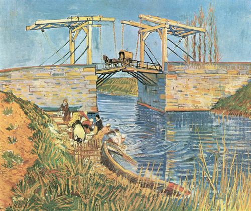 Gogh, Vincent Willem van: Die Brcke von L'Anglois bei Arles mit Wscherinnen