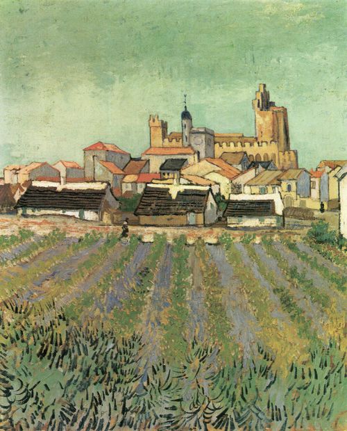Gogh, Vincent Willem van: Blick auf Saintes-Maries