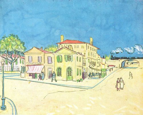 Gogh, Vincent Willem van: Studie zu Vincents Haus in Arles