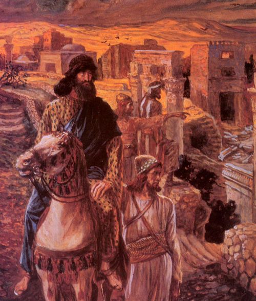 Tissot, Jacques-Joseph: Nehemia sieht die Trmmer Jerusalems an
