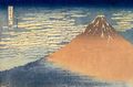 Katsushika Hokusai: Aus der Serie 36 Ansichten des Fuji: Der rote Fuji