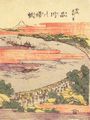 Katsushika Hokusai: Aus der Serie »Acht Sehenswürdigkeiten von Edo«