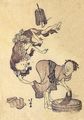 Katsushika Hokusai: Aus der Serie »Sammelband spaßhafter Bildchen«