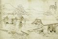 Katsushika Hokusai: Aus der Serie zu der Gedichtsammlung Hyakunin isshu [1]