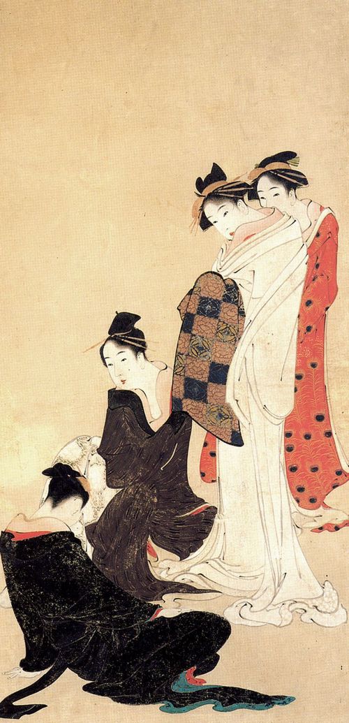 Katsushika Hokusai: Bruche der Frauen