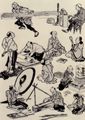 Katsushika Hokusai: Illustrationen aus den »Manga«-Bildbänden