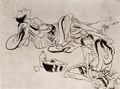 Katsushika Hokusai: Sake-Trinker im Sommer