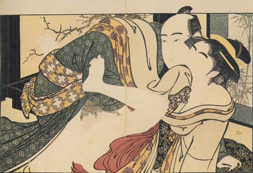 Kitagawa Utamaro: Aus dem Album »Uta-makura« (Kissen-Gedichte)