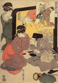 Kitagawa Utamaro: Aus der Serie »Chushingura niederer Schichten«: Der 1. Akt aus dem Kabuki-Stck »Chushingura«
