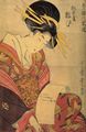 Kitagawa Utamaro: Aus der Serie »Sechs Schne der Vergngungsviertel«: Die Kurtisane Yosoi aus dem Matsubaya-Haus