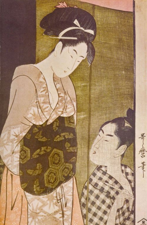 Kitagawa Utamaro: Das Moskitonetz