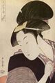 Kitagawa Utamaro: Nachdenkliche Liebe