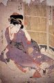 Kitagawa Utamaro II: Aus der Serie »Die sieben Schönheiten«: Komachi mit dem Kind