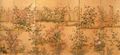 Tawaraya Sotatsu: Sechsteiliger Wandschirm, Ausschnitt: Blten und Graspflanzen der vier Jahreszeiten
