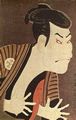 Toshusai Sharaku: Der Schauspieler Otani Oniji II. in der Rolle von Edobei