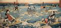 Utagawa Hiroshige: Aus der Serie Ansichten der Tokaido-Flsse: Der Fluss Oi