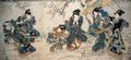 Utagawa Kunisada I.: Spiele im Schnee