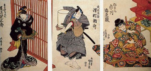 Utagawa Kunisada I.: Tempelschule