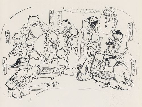 Utagawa Kuniyoshi: Zeitvertreib der Katzen