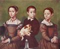Anguissola, Sofonisba: Drei Kinder mit Hund
