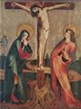 Meister der Augustiner-Kreuzigung: Kreuzigung Christi mit Maria und Johannes dem Evangelisten