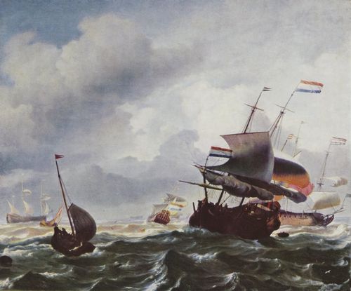 Backhuysen, Ludolf: Schiffe im Sturm