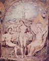 Blake, William: Erzengel Raphael mit Adam und Eva