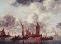 Cappelle, Jan van de: Segelboote im Hafen