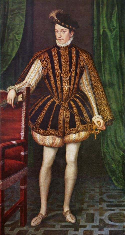 Clouet, Franois: Portrt des Knigs Karl IX. von Frankreich