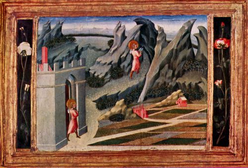 Giovanni di Paolo: Der Hl. Johannes der Tufer geht in die Wste