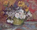 Gogh, Vincent Willem van: Stillleben mit Rosen und Sonnenblumen