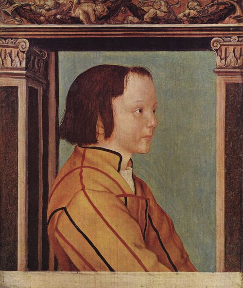 Holbein, Ambrosius: Knabe mit braunem Haar