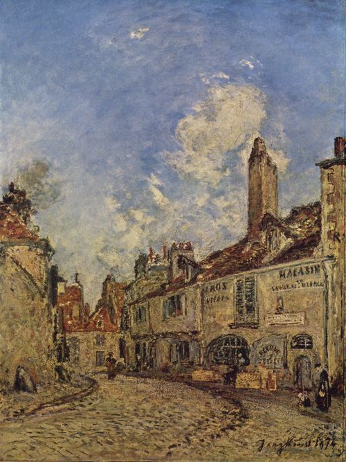 Jongkind, Johan Barthold: Straße in Nevers