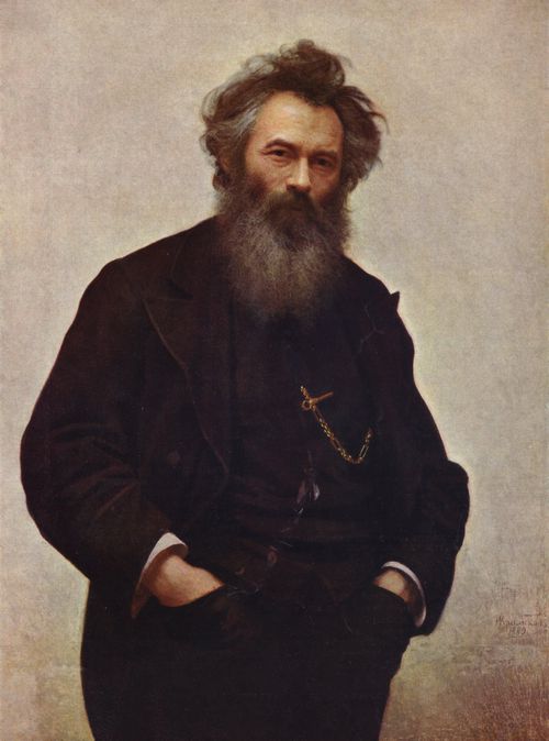 Kramskoj, Iwan Nikolajewitsch: Portrt des Malers Ivan Nikolaevic Siskin