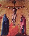 Masaccio: Bekrönung: Kreuzigung Christi