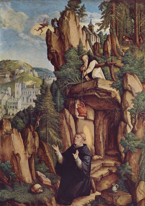 Meister von Mekirch: Hl. Benedikt im Gebet