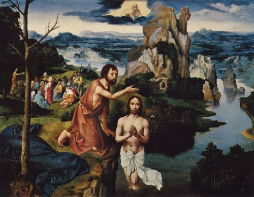 Patinir, Joachim: Taufe Christi
