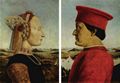 Piero della Francesca: Portrt des Federigo di Montefeltro und seine Gemahlin Battista Sforza
