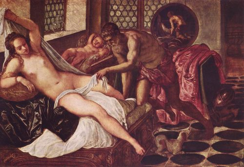 Tintoretto, Jacopo: Vulkan berrascht Venus und Mars