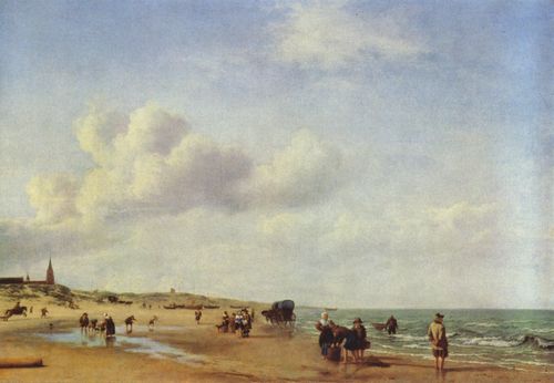 Velde, Adriaen van de: Der Strand von Scheveningen