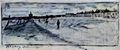 Gogh, Vincent Willem van: Bleicherei in Scheveningen (Skizze in Brief 220)