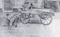 Gogh, Vincent Willem van: Straßenarbeiter mit Wagen